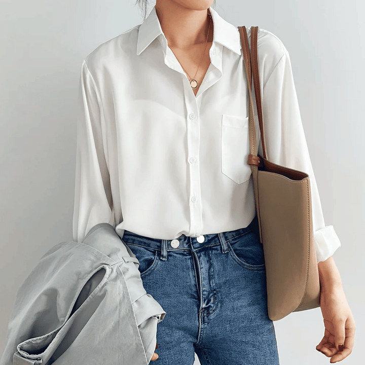 Carolina Klein ™ Satinbluse