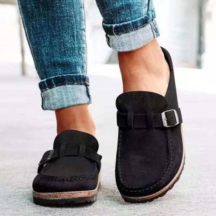 Alana Buckle Slip-On Mule