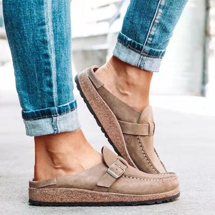 Alana Buckle Slip-On Mule