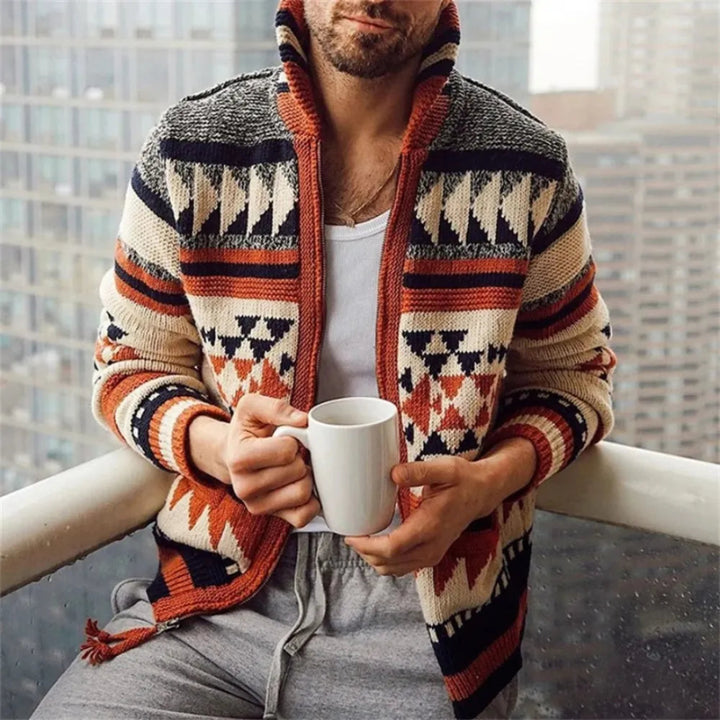 Alaric Jacquard-Cardigan