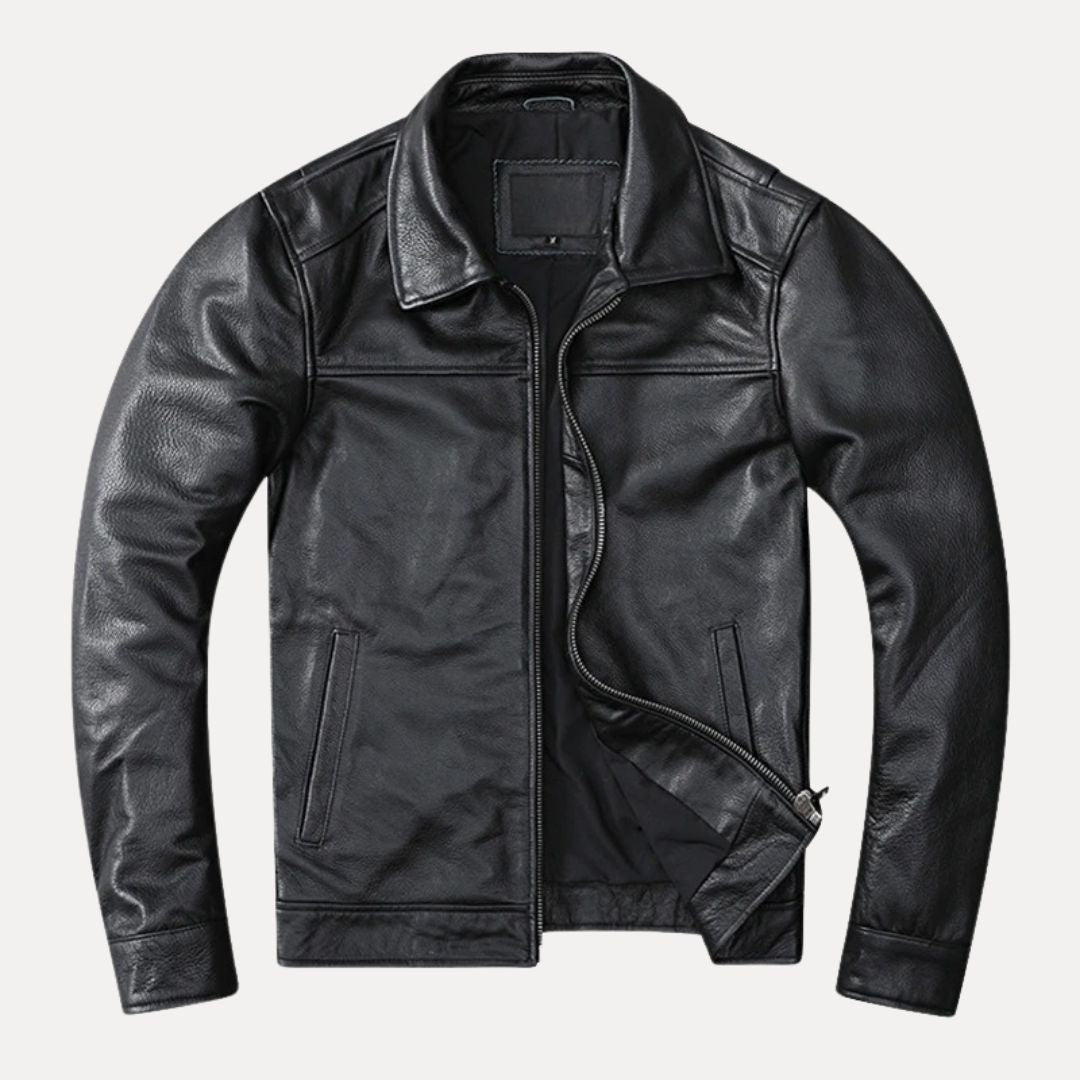 Klassische Lederjacke „Alder“
