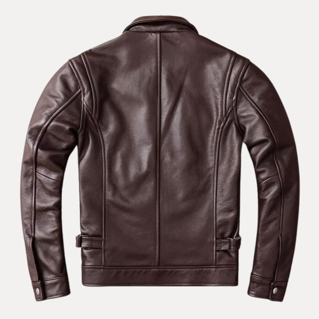 Klassische Lederjacke „Alder“