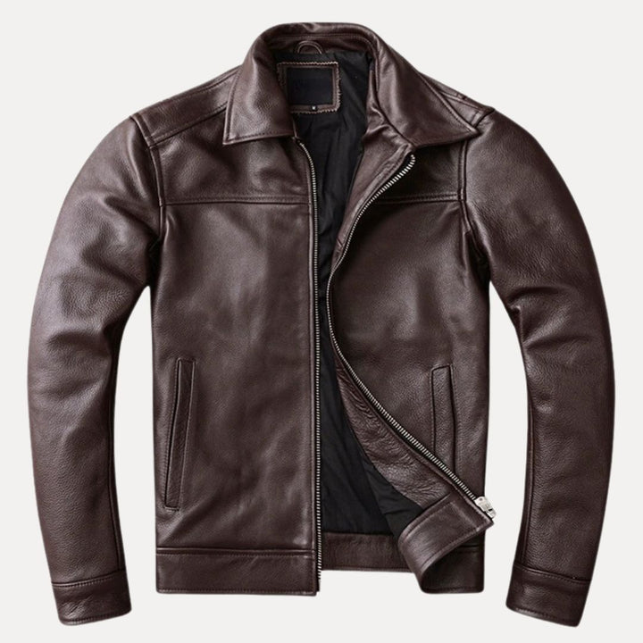 Klassische Lederjacke „Alder“