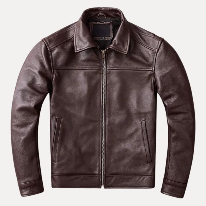 Klassische Lederjacke „Alder“